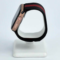 Ремешок на Apple watch 38/40/41mm Milanese Loop Band Black Red